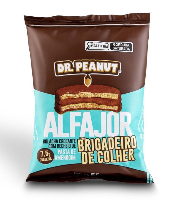 Alfajor Dr. Peanut Sabor Brigadeiro de Colher 55g
